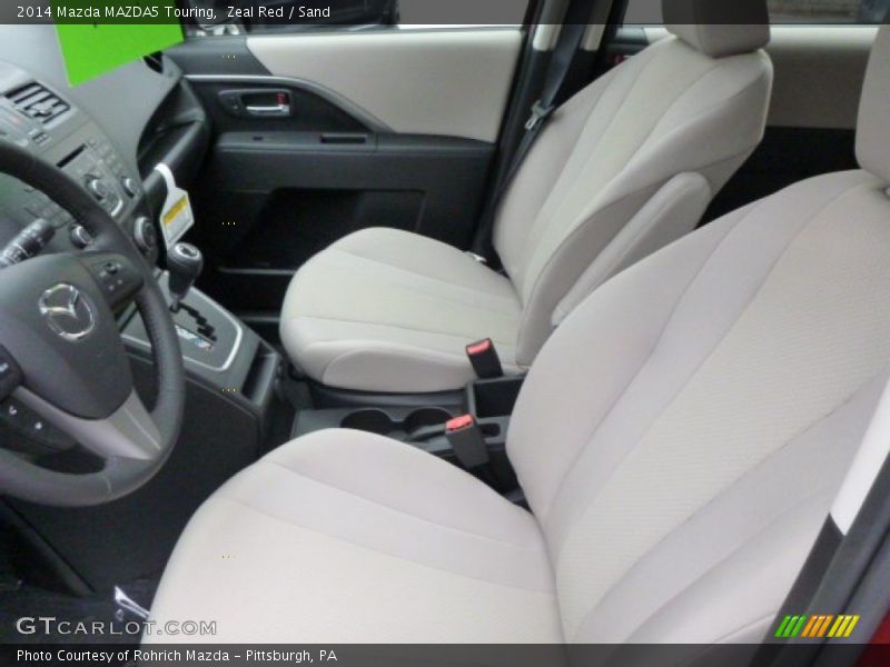 Zeal Red / Sand 2014 Mazda MAZDA5 Touring