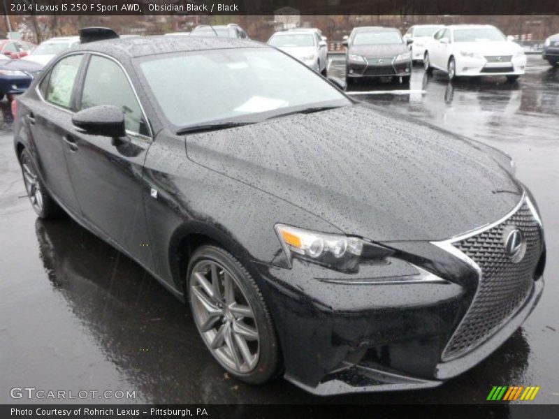 Obsidian Black / Black 2014 Lexus IS 250 F Sport AWD