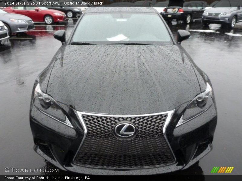 Obsidian Black / Black 2014 Lexus IS 250 F Sport AWD