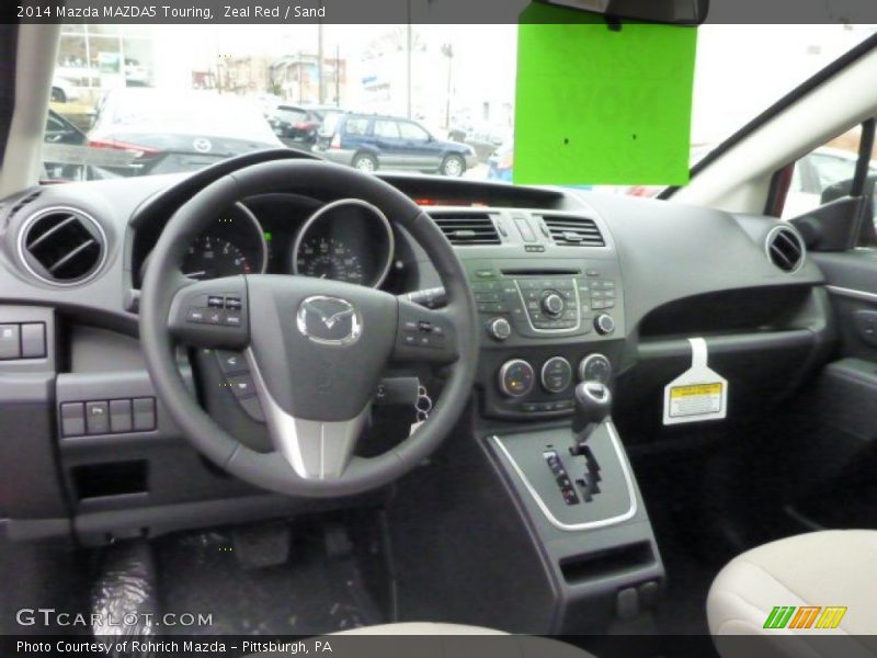 Zeal Red / Sand 2014 Mazda MAZDA5 Touring