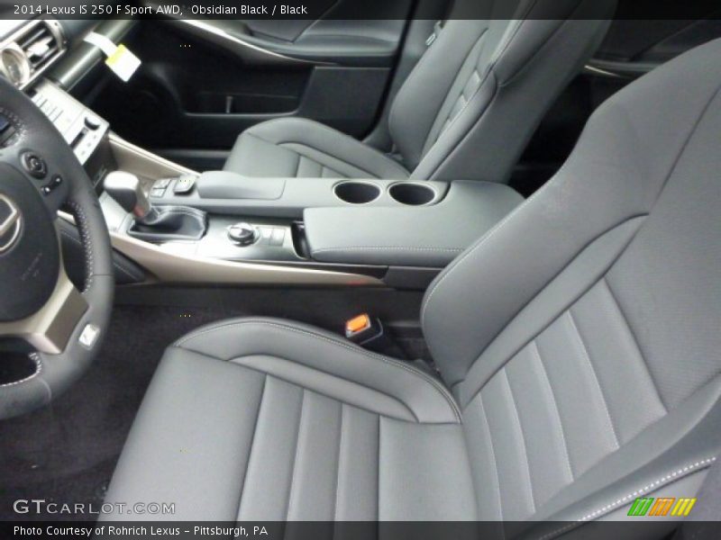 Obsidian Black / Black 2014 Lexus IS 250 F Sport AWD