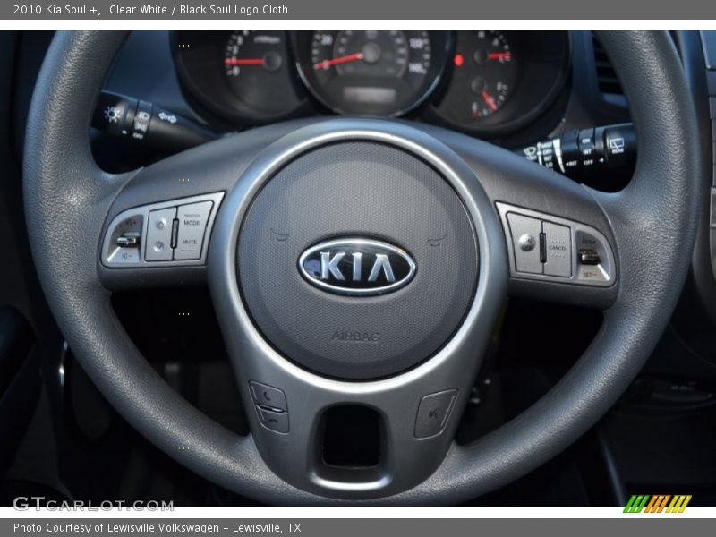 Clear White / Black Soul Logo Cloth 2010 Kia Soul +