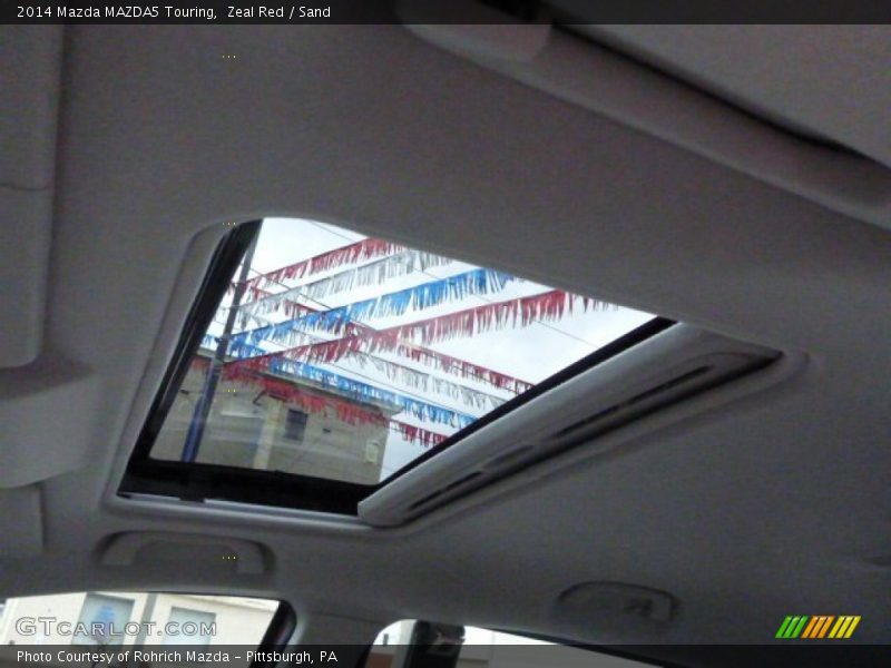 Zeal Red / Sand 2014 Mazda MAZDA5 Touring