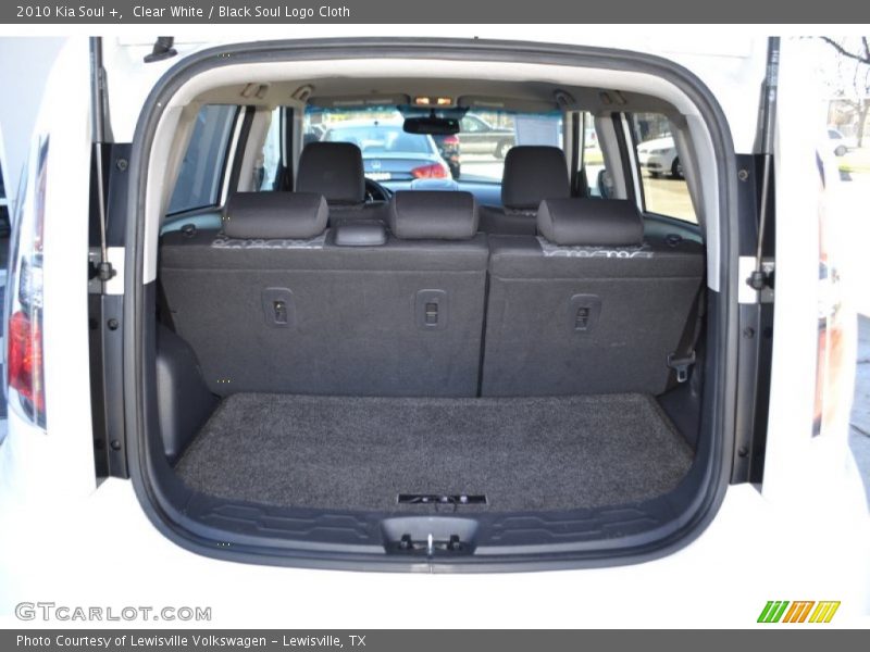Clear White / Black Soul Logo Cloth 2010 Kia Soul +