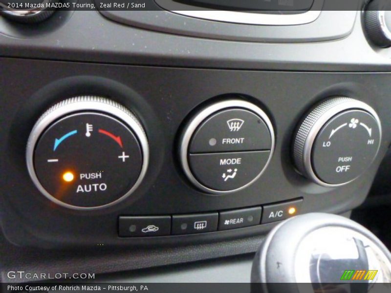 Zeal Red / Sand 2014 Mazda MAZDA5 Touring