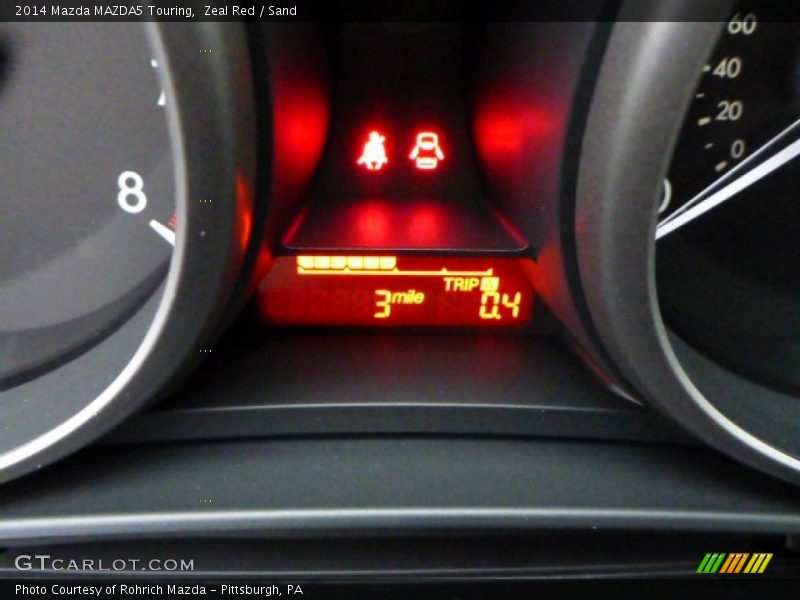 Zeal Red / Sand 2014 Mazda MAZDA5 Touring