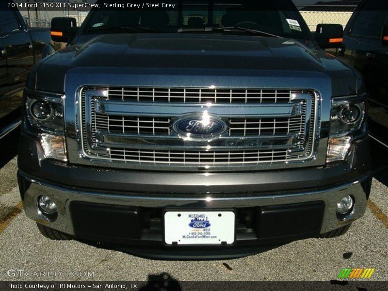 Sterling Grey / Steel Grey 2014 Ford F150 XLT SuperCrew