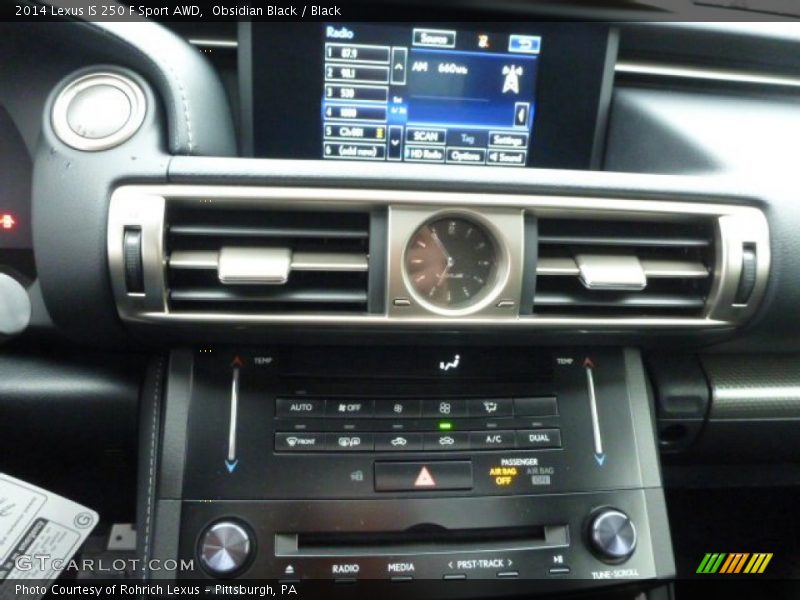 Obsidian Black / Black 2014 Lexus IS 250 F Sport AWD