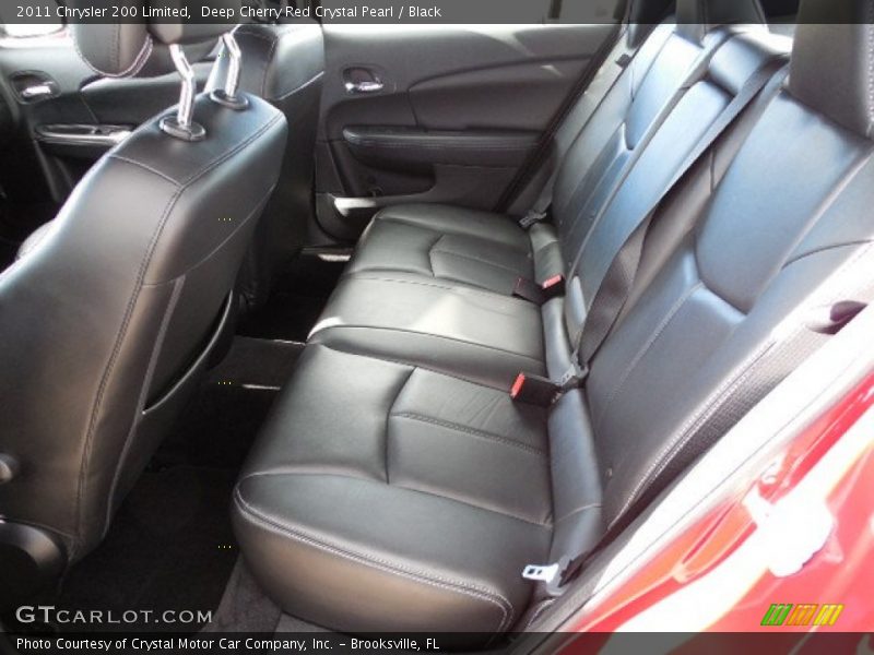 Deep Cherry Red Crystal Pearl / Black 2011 Chrysler 200 Limited