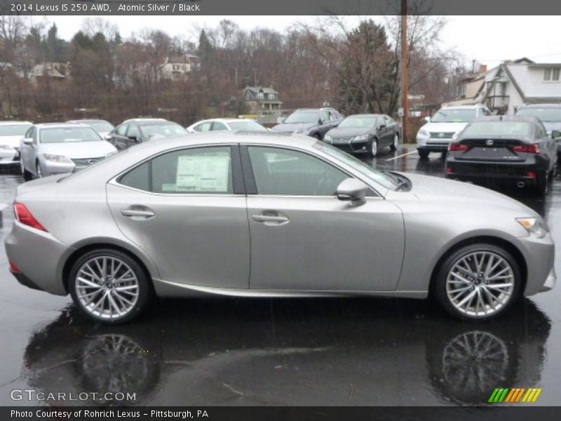 Atomic Silver / Black 2014 Lexus IS 250 AWD