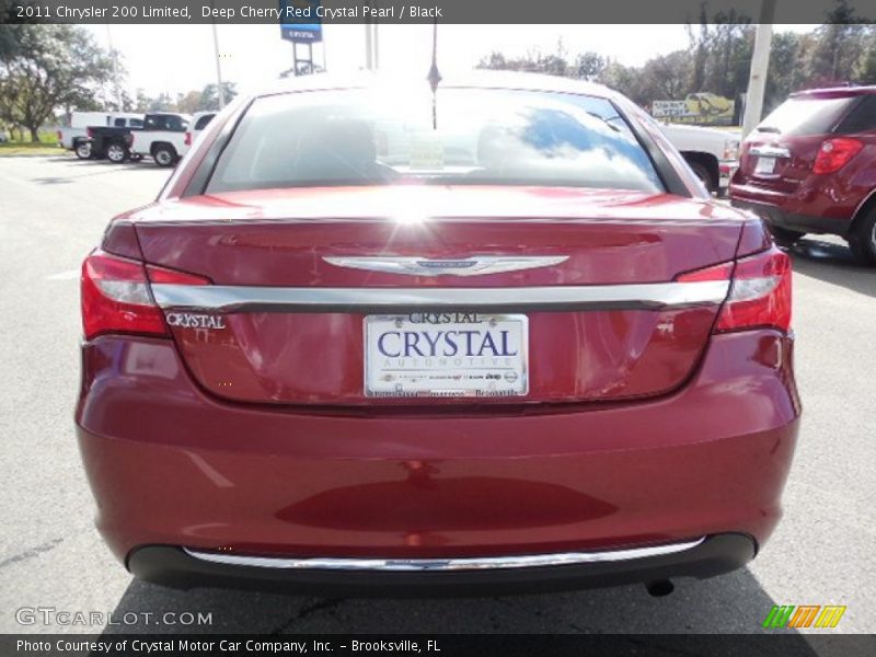 Deep Cherry Red Crystal Pearl / Black 2011 Chrysler 200 Limited