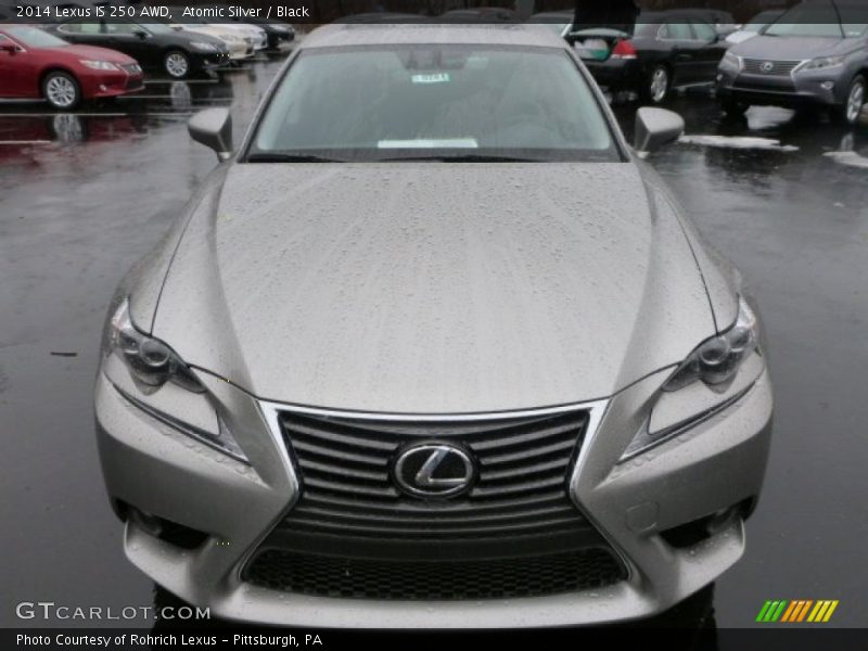 Atomic Silver / Black 2014 Lexus IS 250 AWD