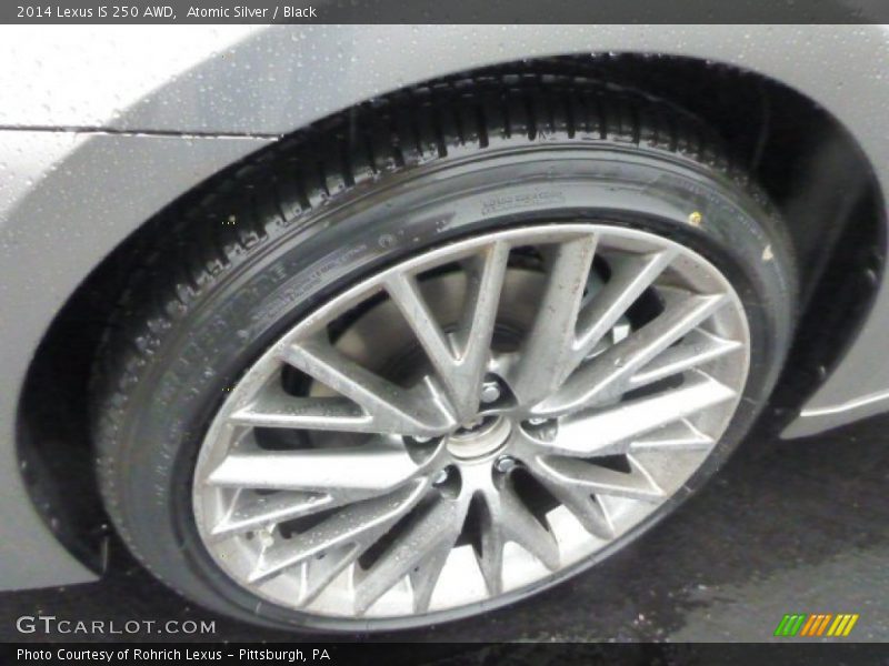 Atomic Silver / Black 2014 Lexus IS 250 AWD