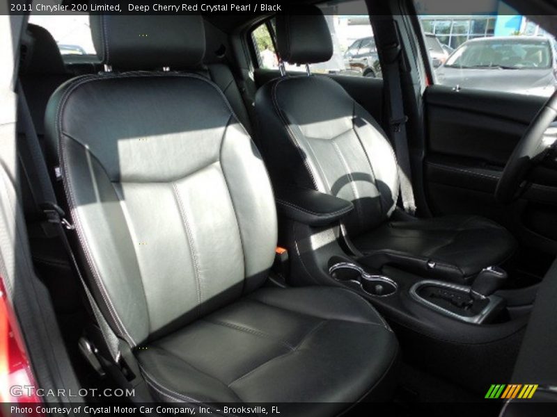 Deep Cherry Red Crystal Pearl / Black 2011 Chrysler 200 Limited