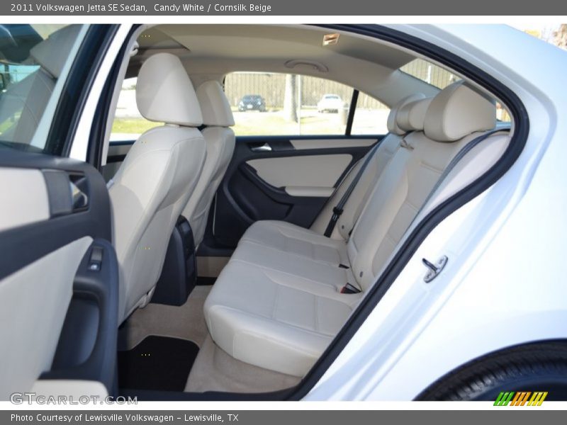 Candy White / Cornsilk Beige 2011 Volkswagen Jetta SE Sedan