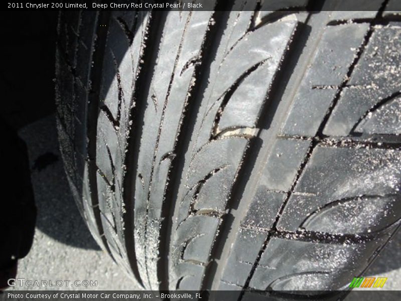 Deep Cherry Red Crystal Pearl / Black 2011 Chrysler 200 Limited