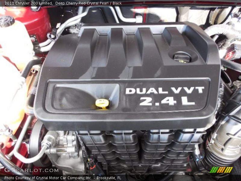 Deep Cherry Red Crystal Pearl / Black 2011 Chrysler 200 Limited