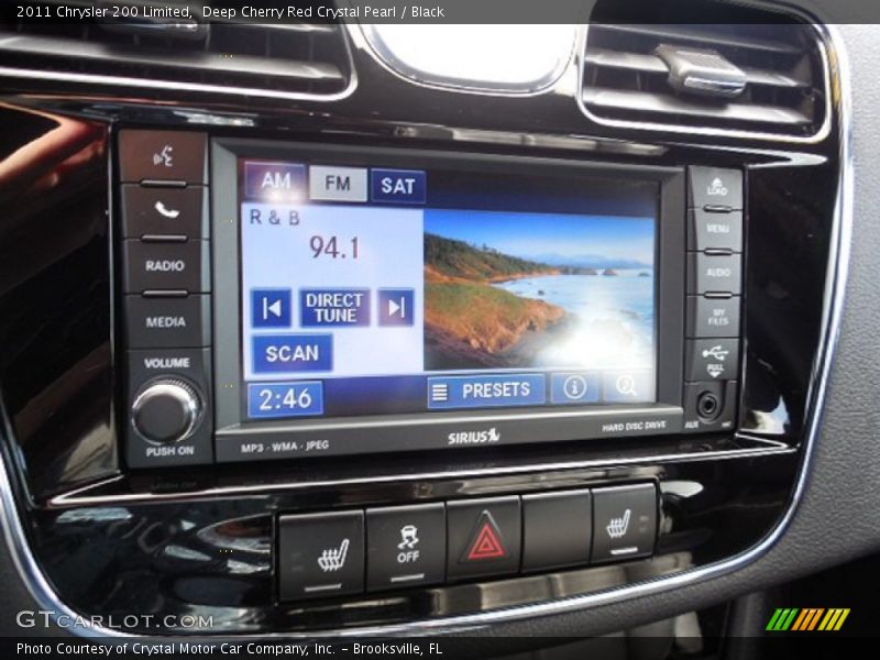 Deep Cherry Red Crystal Pearl / Black 2011 Chrysler 200 Limited