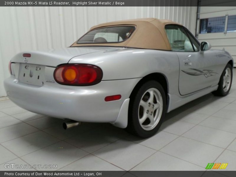  2000 MX-5 Miata LS Roadster Highlight Silver Metallic