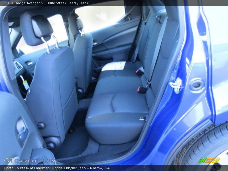Blue Streak Pearl / Black 2014 Dodge Avenger SE