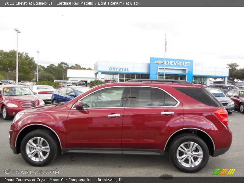 Cardinal Red Metallic / Light Titanium/Jet Black 2011 Chevrolet Equinox LT