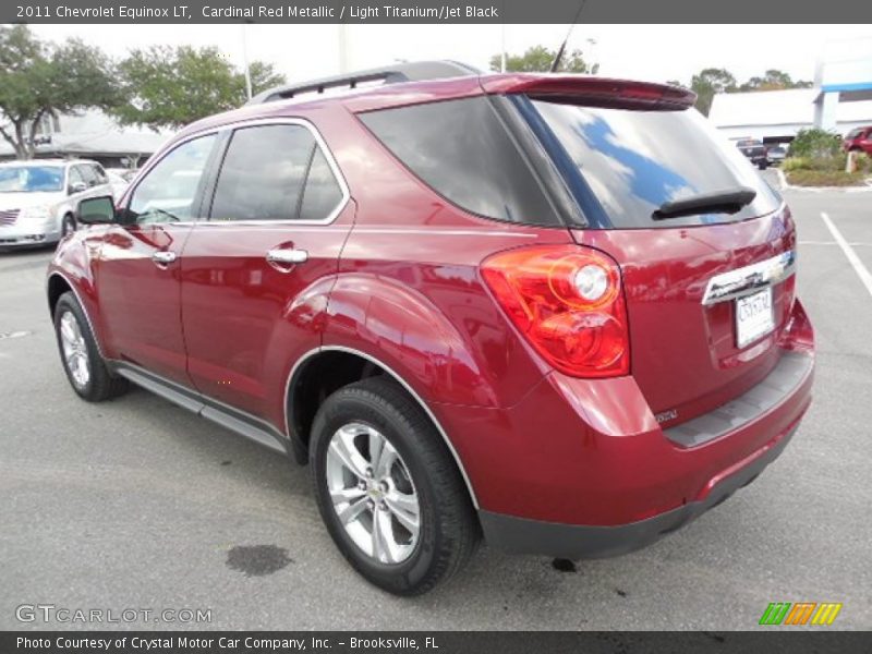 Cardinal Red Metallic / Light Titanium/Jet Black 2011 Chevrolet Equinox LT