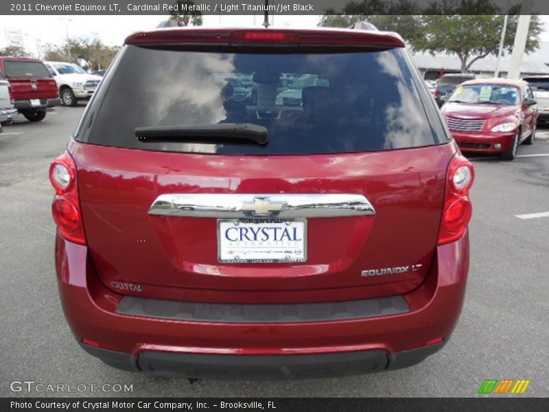 Cardinal Red Metallic / Light Titanium/Jet Black 2011 Chevrolet Equinox LT