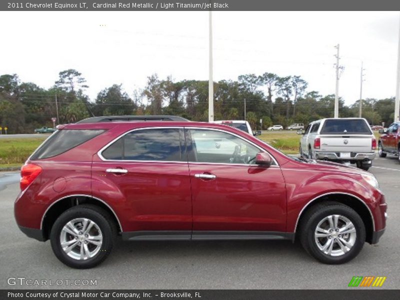 Cardinal Red Metallic / Light Titanium/Jet Black 2011 Chevrolet Equinox LT