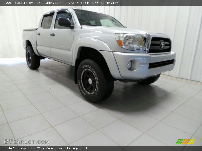 Silver Streak Mica / Graphite Gray 2006 Toyota Tacoma V6 Double Cab 4x4