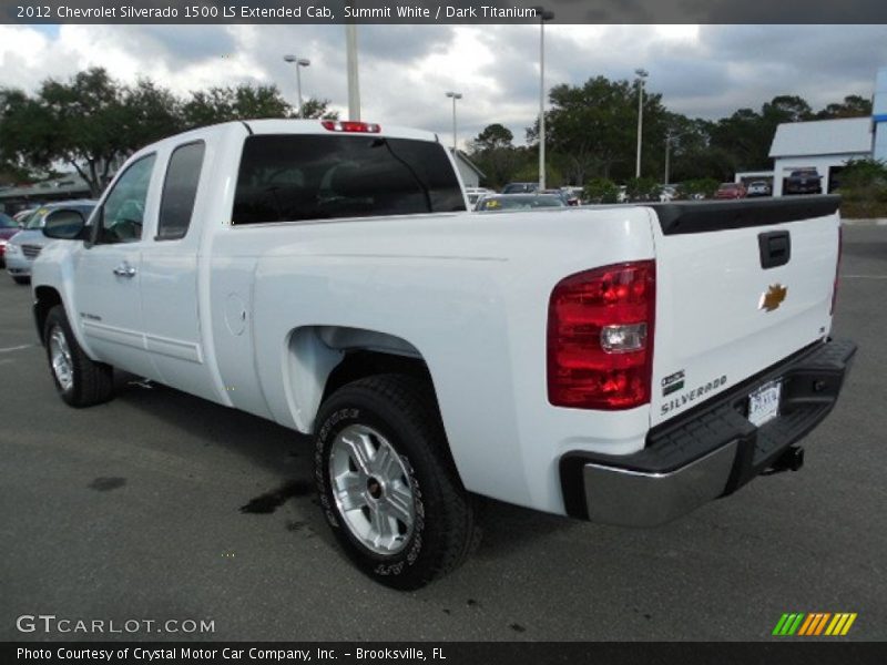 Summit White / Dark Titanium 2012 Chevrolet Silverado 1500 LS Extended Cab