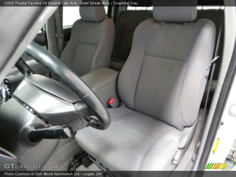 Silver Streak Mica / Graphite Gray 2006 Toyota Tacoma V6 Double Cab 4x4