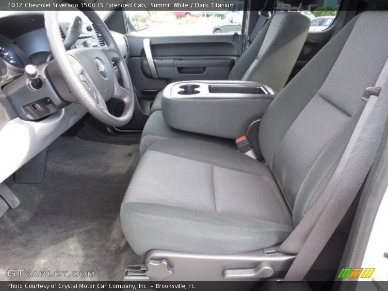 Summit White / Dark Titanium 2012 Chevrolet Silverado 1500 LS Extended Cab