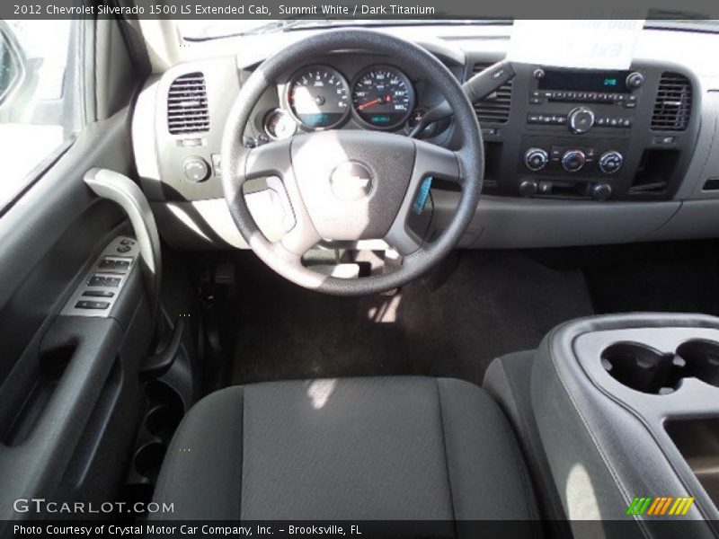 Summit White / Dark Titanium 2012 Chevrolet Silverado 1500 LS Extended Cab