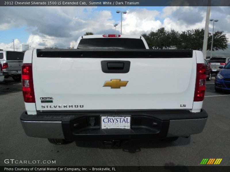 Summit White / Dark Titanium 2012 Chevrolet Silverado 1500 LS Extended Cab