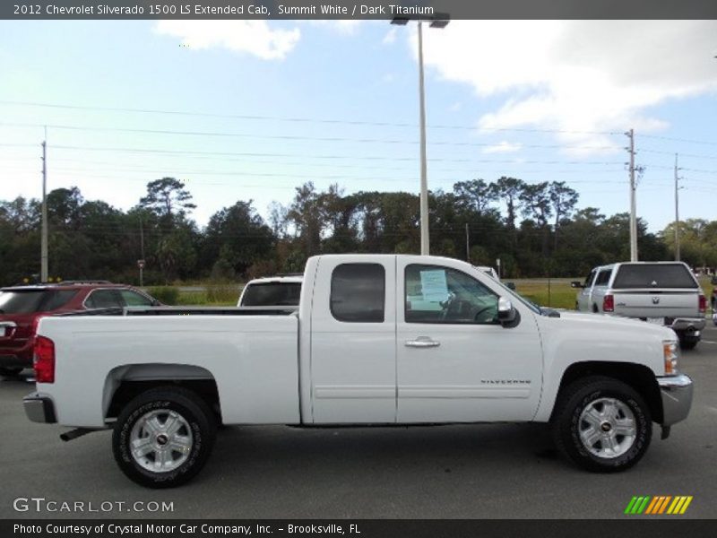 Summit White / Dark Titanium 2012 Chevrolet Silverado 1500 LS Extended Cab