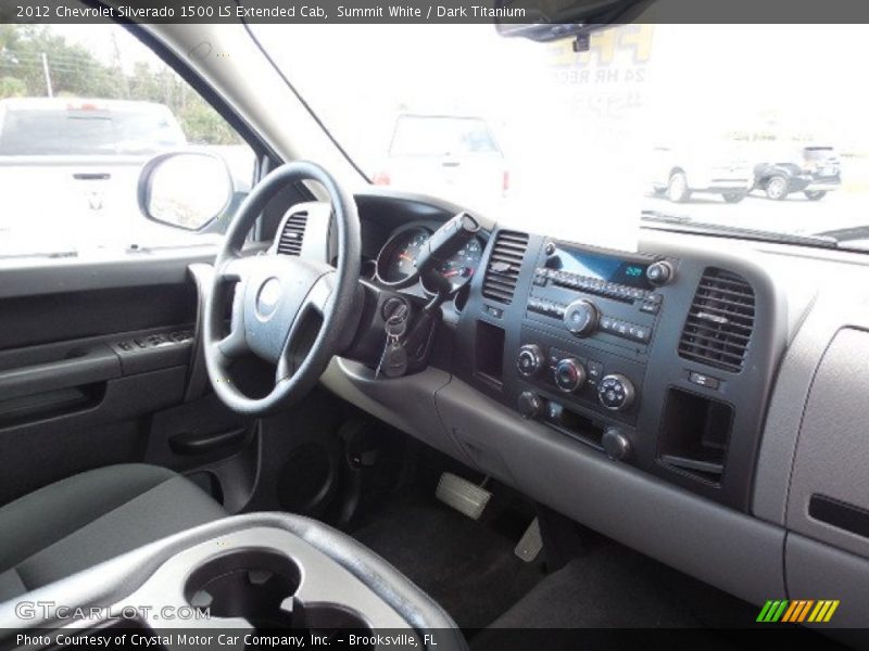 Summit White / Dark Titanium 2012 Chevrolet Silverado 1500 LS Extended Cab