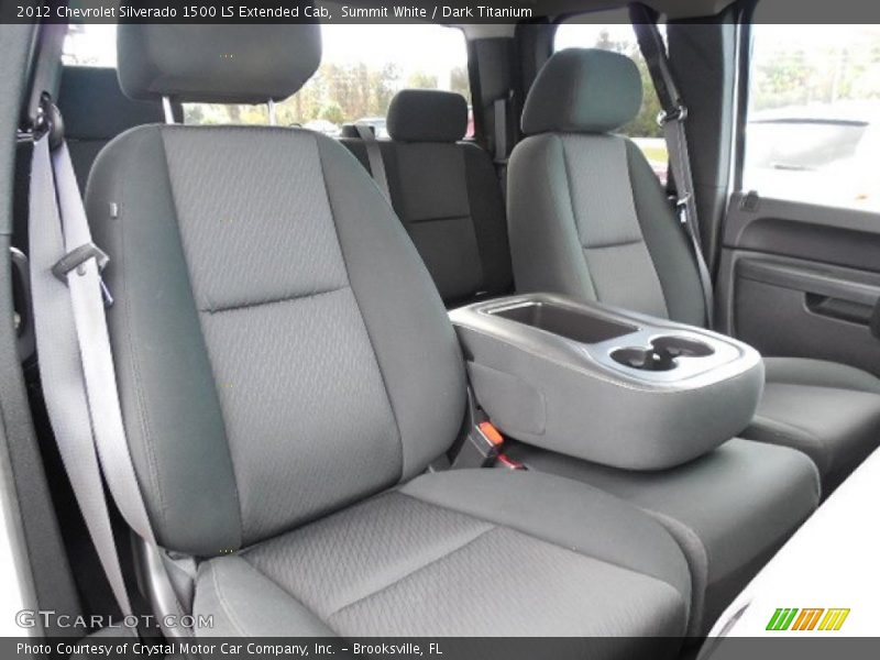 Summit White / Dark Titanium 2012 Chevrolet Silverado 1500 LS Extended Cab