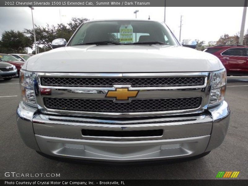 Summit White / Dark Titanium 2012 Chevrolet Silverado 1500 LS Extended Cab