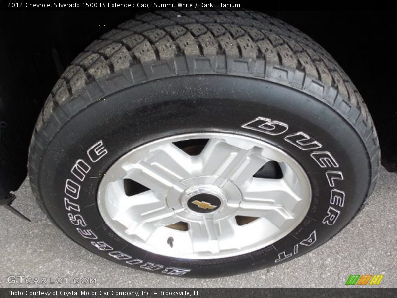 Summit White / Dark Titanium 2012 Chevrolet Silverado 1500 LS Extended Cab