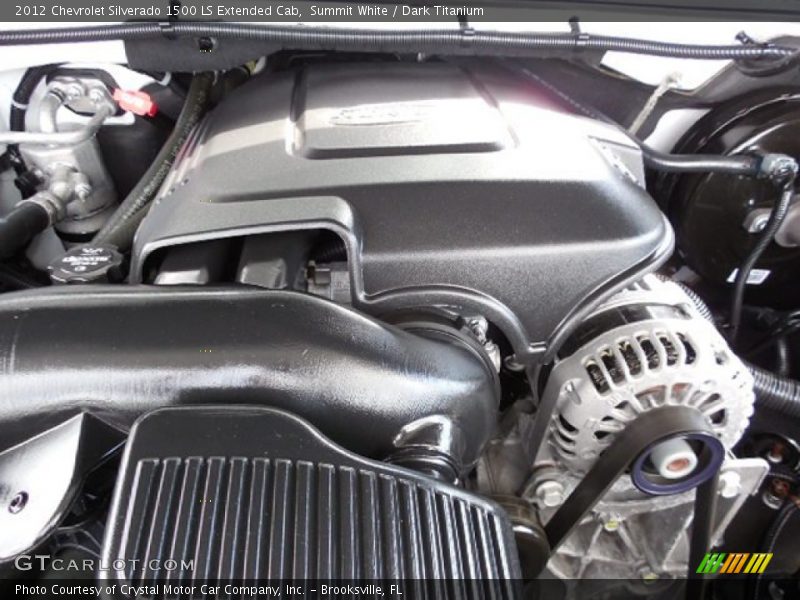 Summit White / Dark Titanium 2012 Chevrolet Silverado 1500 LS Extended Cab