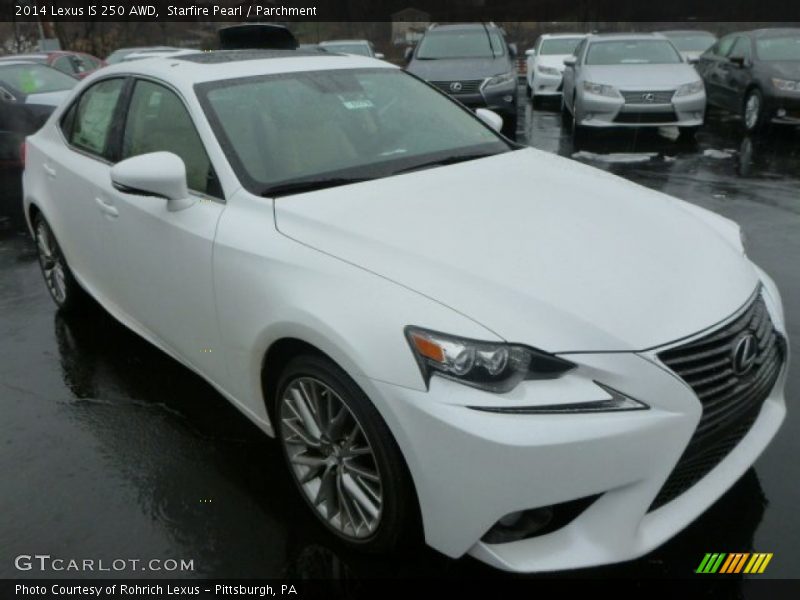 Starfire Pearl / Parchment 2014 Lexus IS 250 AWD