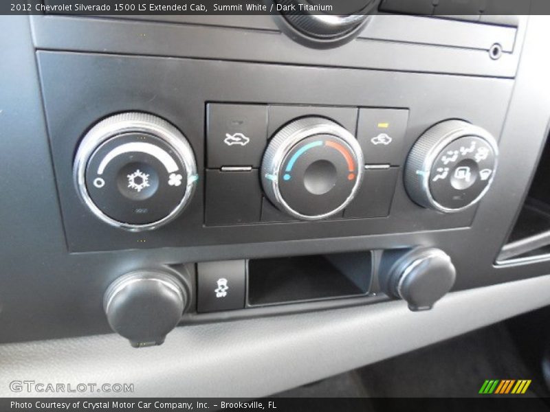 Summit White / Dark Titanium 2012 Chevrolet Silverado 1500 LS Extended Cab