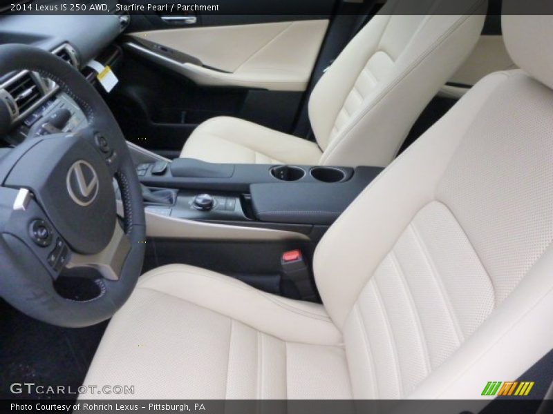 Starfire Pearl / Parchment 2014 Lexus IS 250 AWD