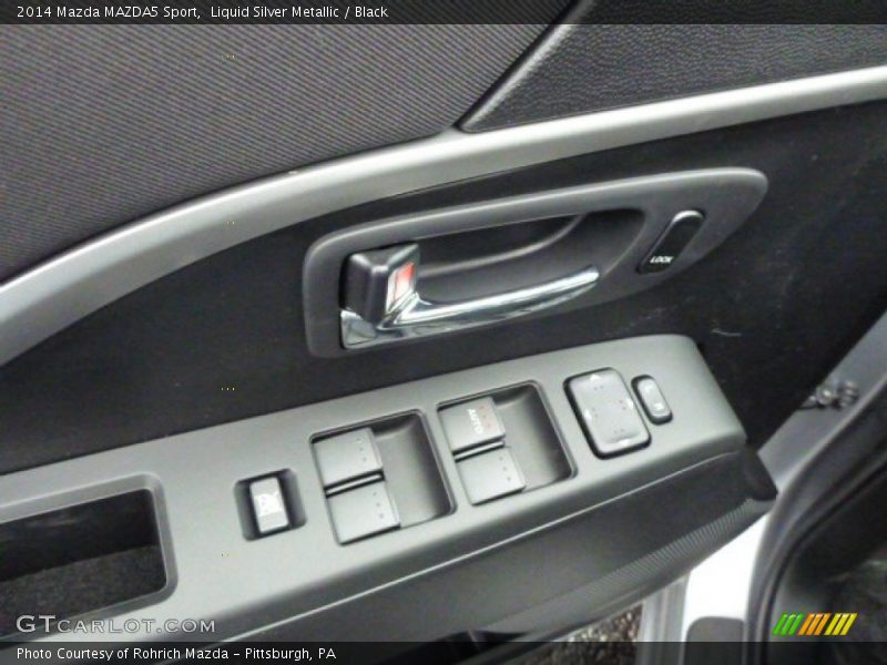 Liquid Silver Metallic / Black 2014 Mazda MAZDA5 Sport