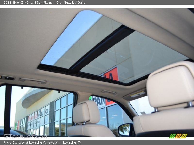 Platinum Gray Metallic / Oyster 2011 BMW X5 xDrive 35d