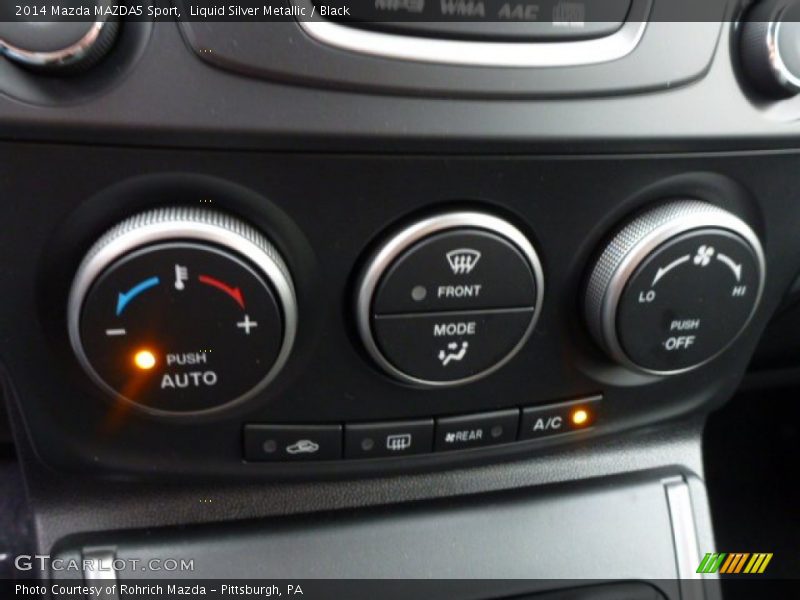 Liquid Silver Metallic / Black 2014 Mazda MAZDA5 Sport