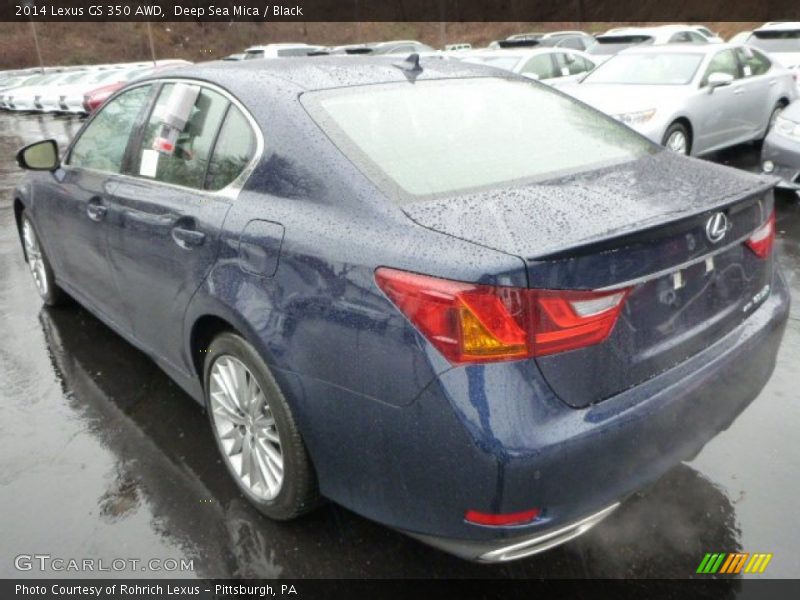 Deep Sea Mica / Black 2014 Lexus GS 350 AWD