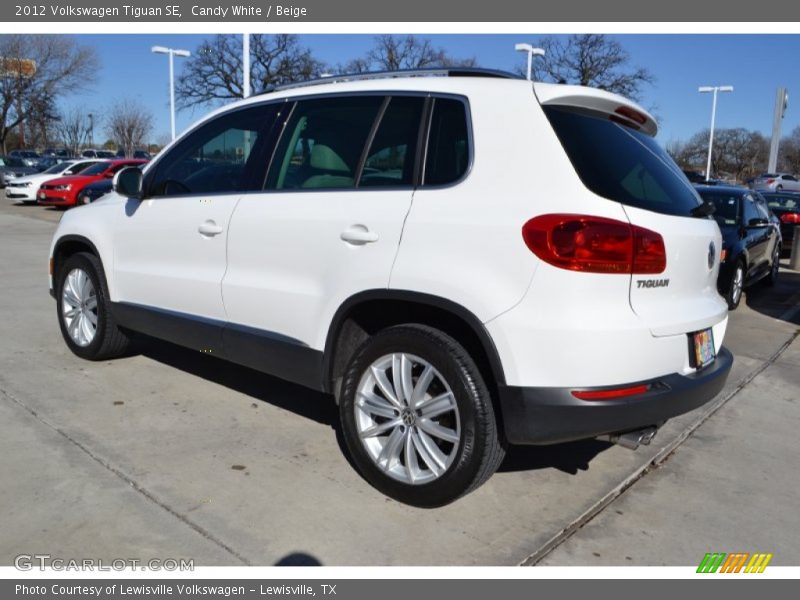 Candy White / Beige 2012 Volkswagen Tiguan SE