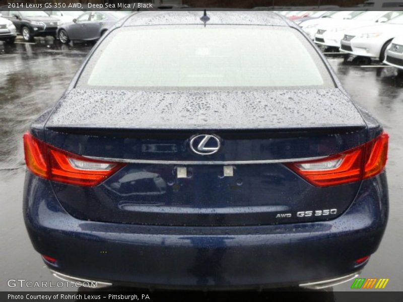 Deep Sea Mica / Black 2014 Lexus GS 350 AWD