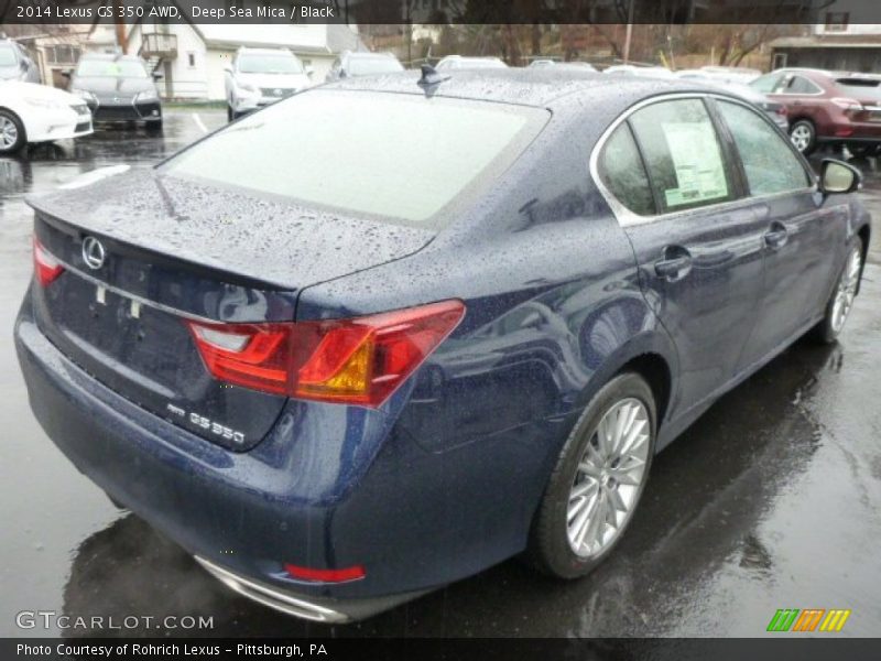 Deep Sea Mica / Black 2014 Lexus GS 350 AWD